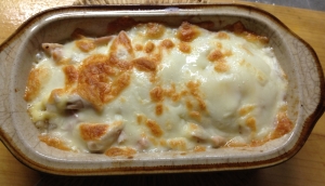 アスパラとささみのチーズ焼き
